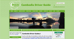 Desktop Screenshot of cambodiadriverguide.com