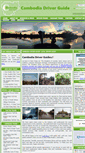 Mobile Screenshot of cambodiadriverguide.com